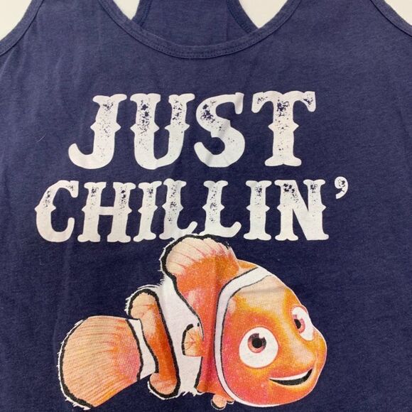Just Chill'in Nemo Disney Tank Top - Picture 2 of 5